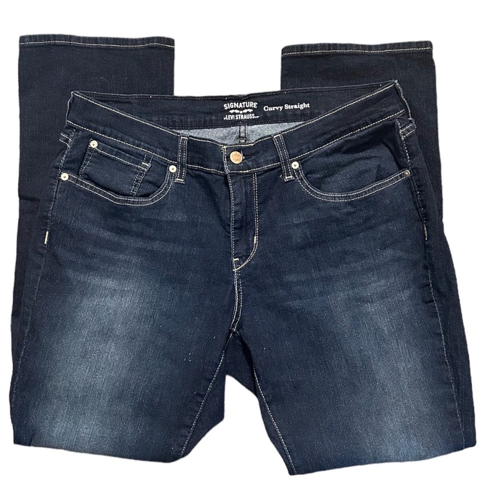 Levi Strauss Curvy Straight Denim Jeans